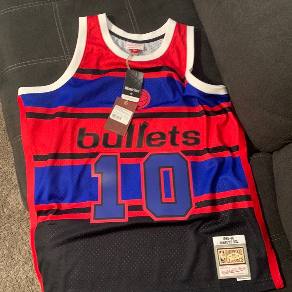Brand new Manute bol Washington bullets jersey 100% authentic